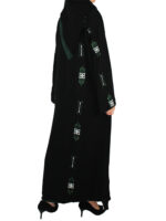 Kimono ensemble noir et vert – Image 7