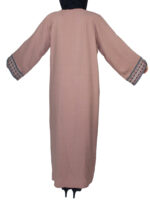 Abaya Kimono 2 pièces en nude et bleu nuit – Image 5