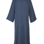Abaya bleu simple et élégante