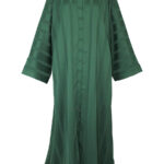 Abaya simple et élégante en vert