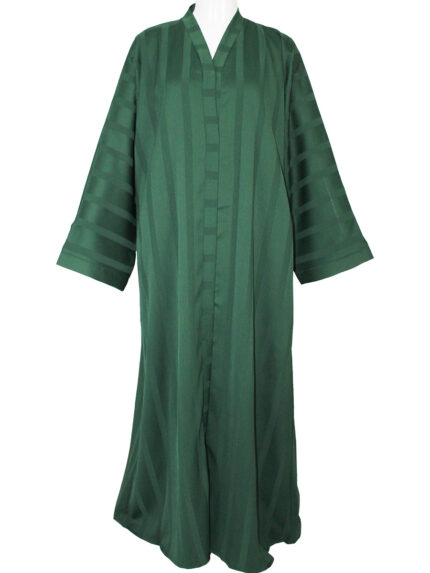 Abaya simple et élégante en vert