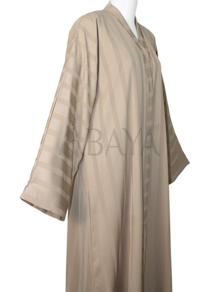 Magnifique Abaya simple en beige