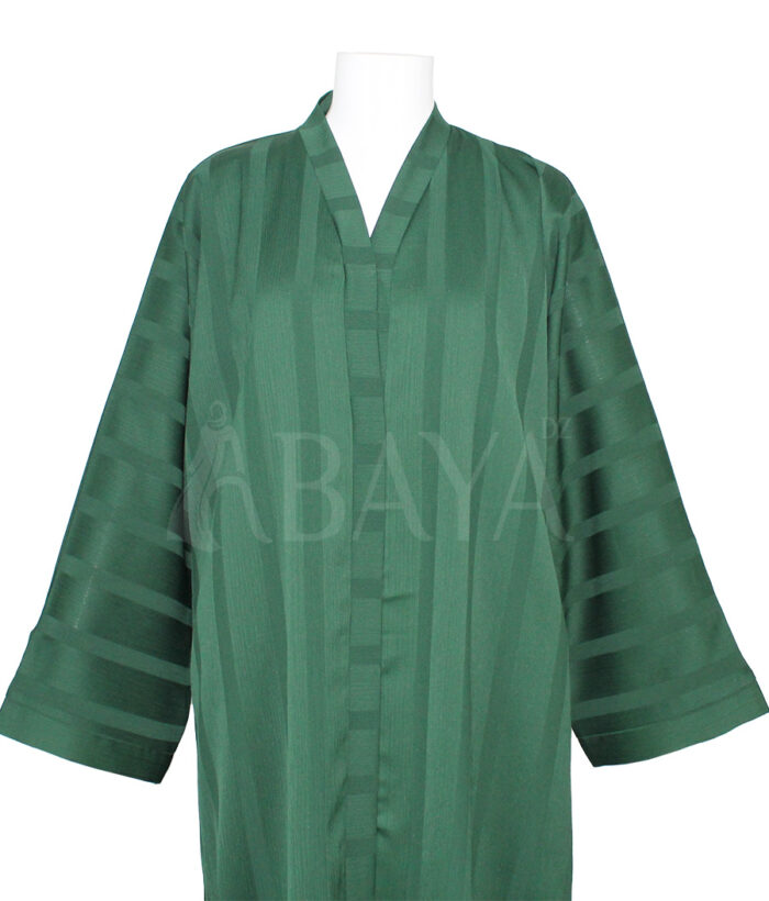 Abaya simple et élégante en vert