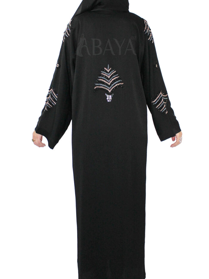 Abaya dubai noire perlée