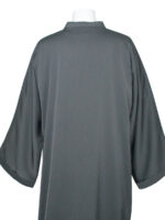 Abaya Dubai perlée chic en gris souris – Image 4