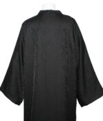 Abaya noire fluide avec un tissu