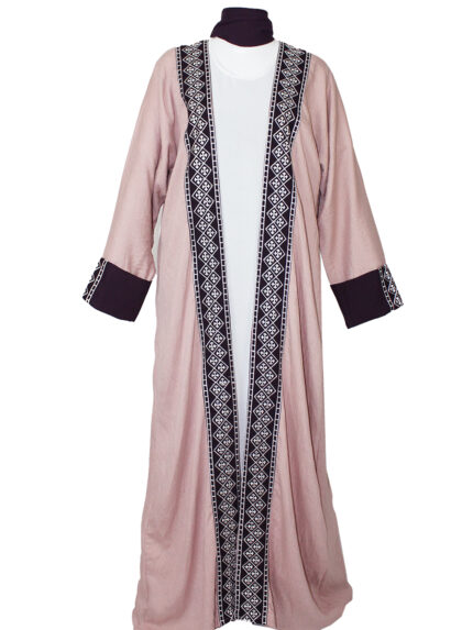 Abaya Kimono 2 pièces en nude