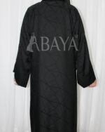Abaya Kimono avec robe en noir simple et élégant