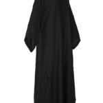Abaya noire modeste en Nida