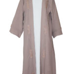 Kimono ensemble en deux pièces en beige