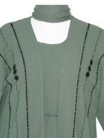 Kimono ensemble en deux pièces en vert