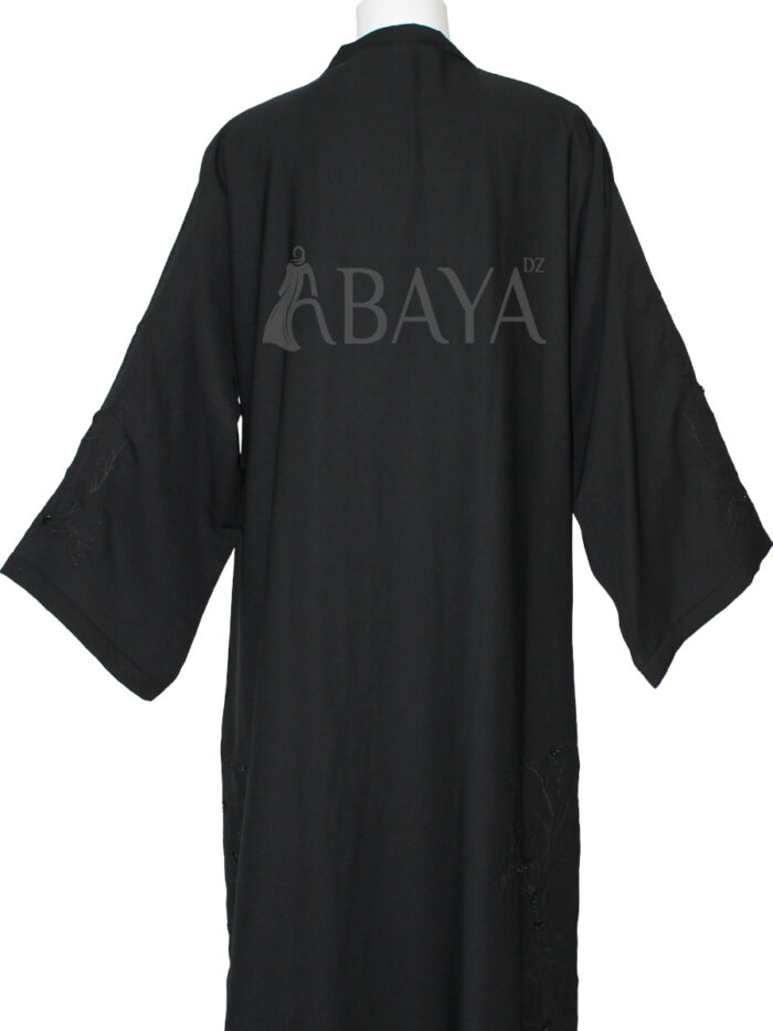 Abaya noire modeste en Nida