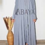 Abaya UMBRELLA – Coupe évasée et détails dorés