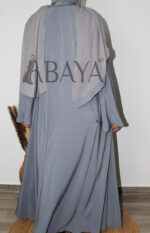 Abaya UMBRELLA – Coupe évasée et détails dorés