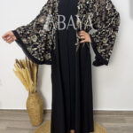 Abaya Luxe en Tissu Nida – Élégance et Fluidité pour Vos Fêtes