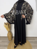 Abaya Luxe en Tissu Nida – Élégance et Fluidité pour Vos Fêtes