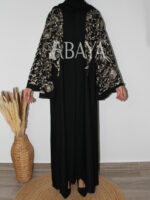 Abaya Luxe en Tissu Nida – Élégance et Fluidité pour Vos Fêtes