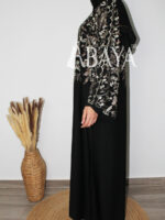 Abaya Luxe en Tissu Nida – Élégance et Fluidité pour Vos Fêtes