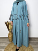 Abaya UMBRELLA ave coupe évasée en blue