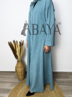Abaya UMBRELLA ave coupe évasée en blue