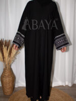 Abaya Noire Élégante et Confortable – Parfaite pour le Quotidien - Abaya DZ