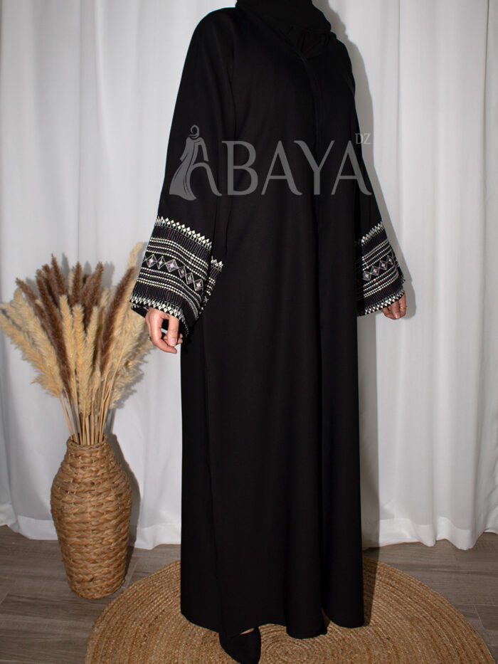 Abaya Noire Élégante et Confortable – Parfaite pour le Quotidien - Abaya DZ