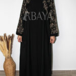 Abaya Sublime en Tissu Nida pour Vos Fêtes - AbayaDZ
