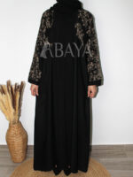 Abaya Sublime en Tissu Nida pour Vos Fêtes - AbayaDZ