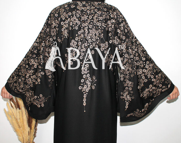 Abaya Sublime en Tissu Nida pour Vos Fêtes - AbayaDZ