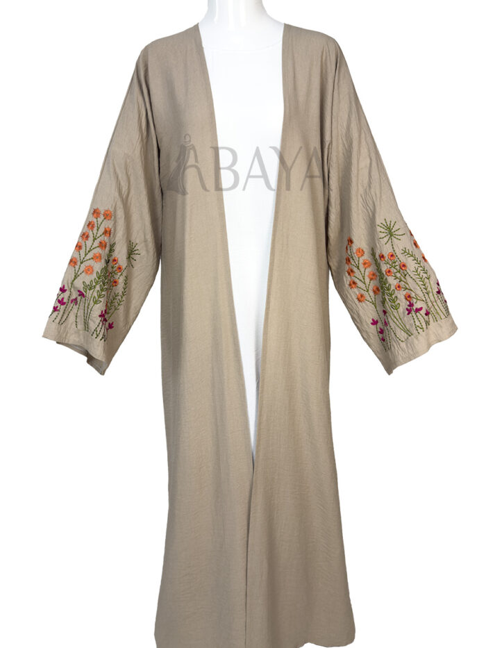 Ensemble Kimono Beige Deux-Pièces Élégant & Confortable