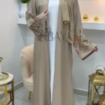 Ensemble Kimono Beige Deux-Pièces Élégant & Confortable