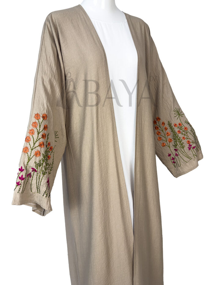 Ensemble Kimono Beige Deux-Pièces Élégant & Confortable