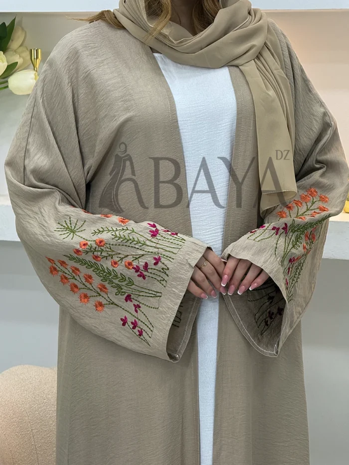 Ensemble Kimono Beige Deux-Pièces Élégant & Confortable