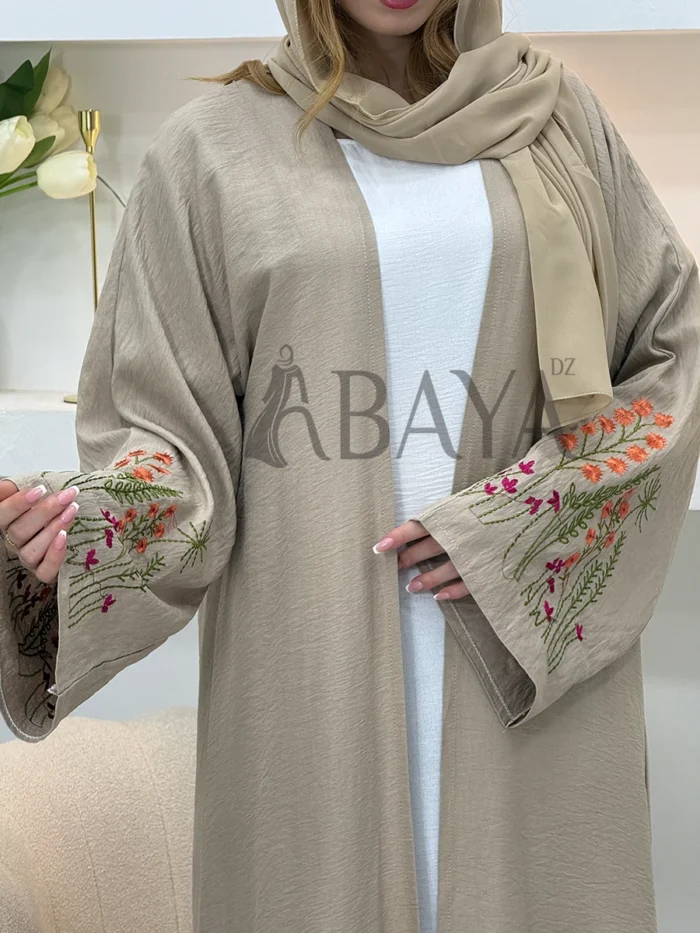 Ensemble Kimono Beige Deux-Pièces Élégant & Confortable