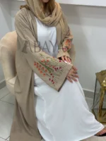 Ensemble Kimono Beige Deux-Pièces Élégant & Confortable
