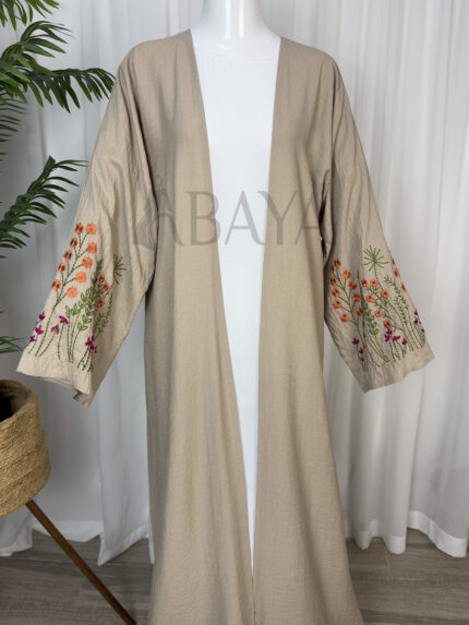 Ensemble Kimono Beige Deux-Pièces Élégant & Confortable