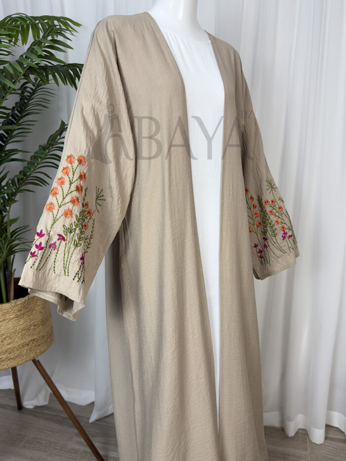 Ensemble Kimono Beige Deux-Pièces Élégant & Confortable