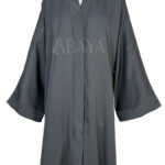 Abaya Classique Gris en Nidah Soyeux
