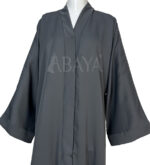 Abaya Classique Gris en Nidah Soyeux