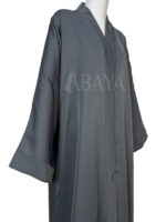 Abaya Classique Gris en Nidah Soyeux
