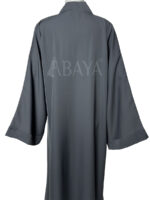 Abaya Classique Gris en Nidah Soyeux