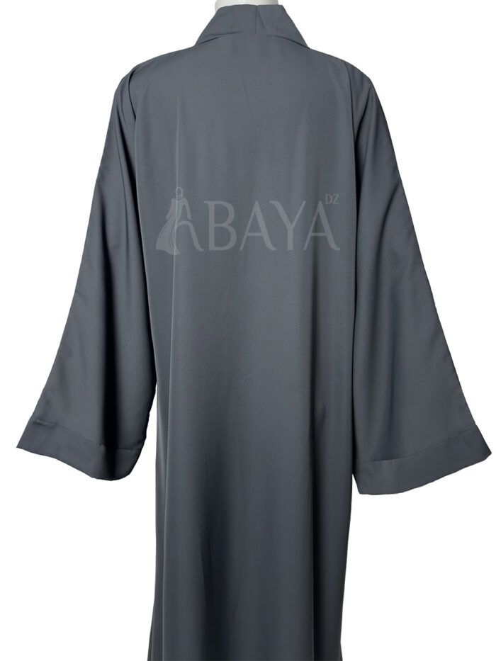 Abaya Classique Gris en Nidah Soyeux