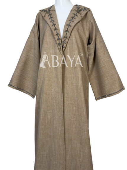 Abaya kimono deux pièces avec détails perlés élégants