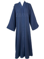 Abaya Bleu en Nidah Soyeux – Simple et Confort