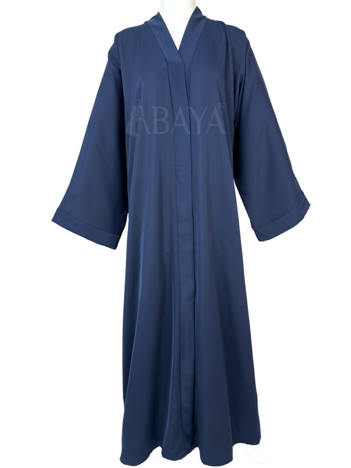 Abaya Bleu en Nidah Soyeux – Simple et Confort