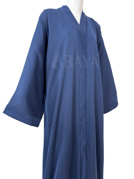 Abaya Bleu en Nidah Soyeux – Simple et Confort