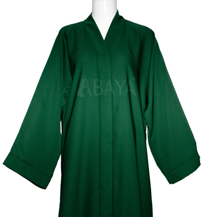 Abaya Verte en Nidah Soyeux – Simple et Confort