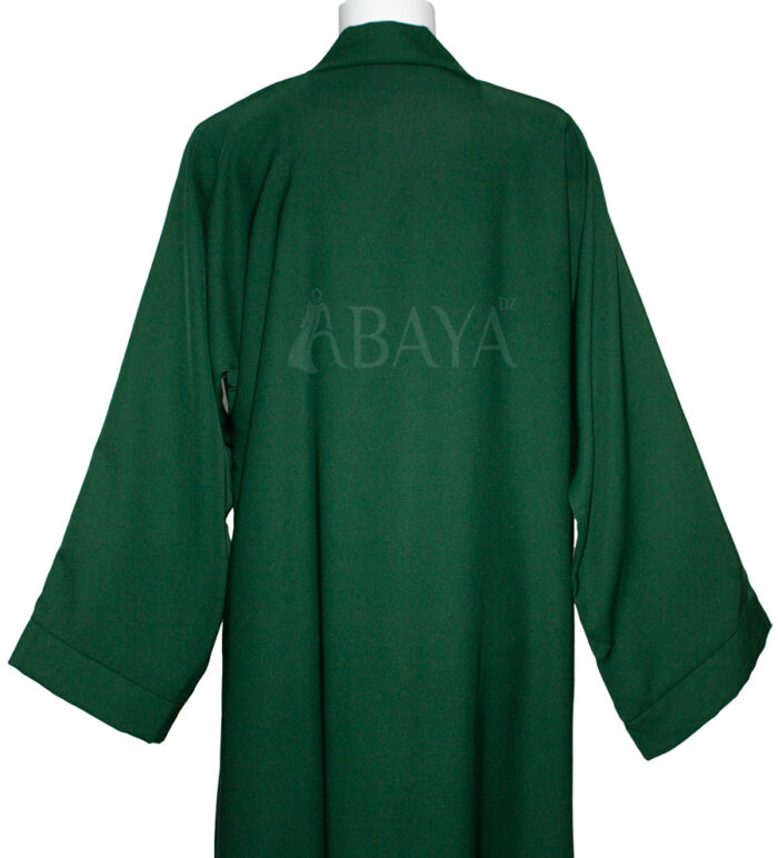 Abaya Verte en Nidah Soyeux – Simple et Confort