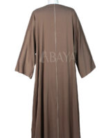 Abaya Ensemble avec Robe en Marron : simplicité et élégance