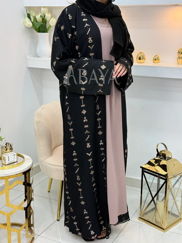 Ensemble Deux Pièces aux Motifs Aztèques Raffinés